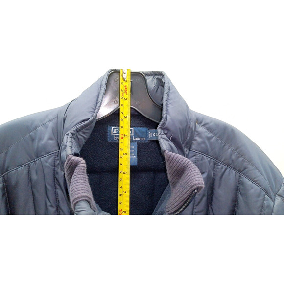 Polo Ralph Lauren Unisex Navy Blue Packable Horiz. Puffer Jacket Coat Size XL - Picture 8 of 13